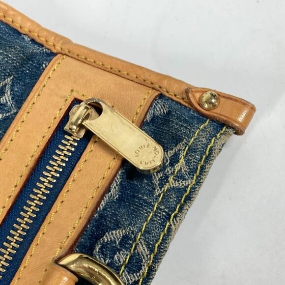 LOUIS VUITTON M95018 MonogramDenim Flat-Shopper Tote Bag shoulder bag - Picture 4 of 15